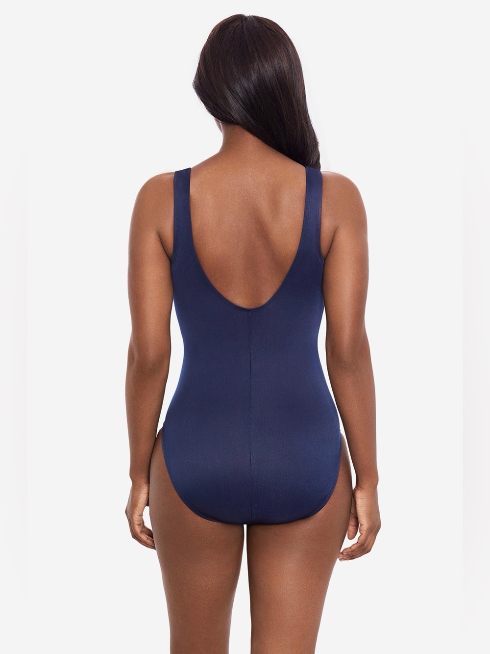Miraclesuit Avra One Piece Swimsuit Midnight Blue Tummy Control Size 14 NWT - Picture 4 of 9